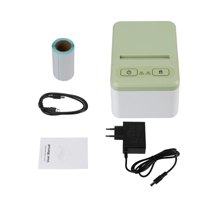 데스크탑 Bluetooth 및 PC 연결 가능 라벨 프린터